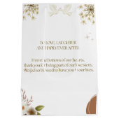 Wedding gift bag medium cadeauzakje (Achterkant)