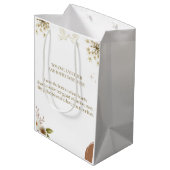 Wedding gift bag medium cadeauzakje (Achterkant Gekanteld)