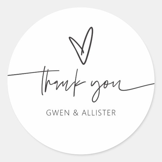 Wedding Gift Card Sticker Favor Label Seal G400 (Voorkant)