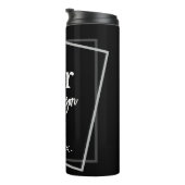 Wedding Gift for Couple Mr and Mrs Personalized Thermosbeker (Geroteerd rechts)