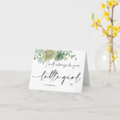 Wedding Gift for Parents of the Bride Mam Pap Kaart (Gele Bloem)