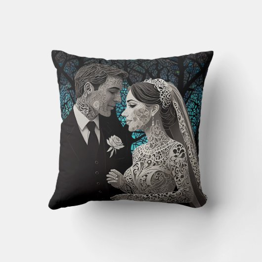 Wedding Gift Kussen (Achterkant)