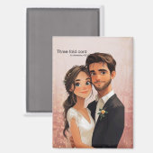 Wedding Gift Magnet (Voorkant / Achterkant)