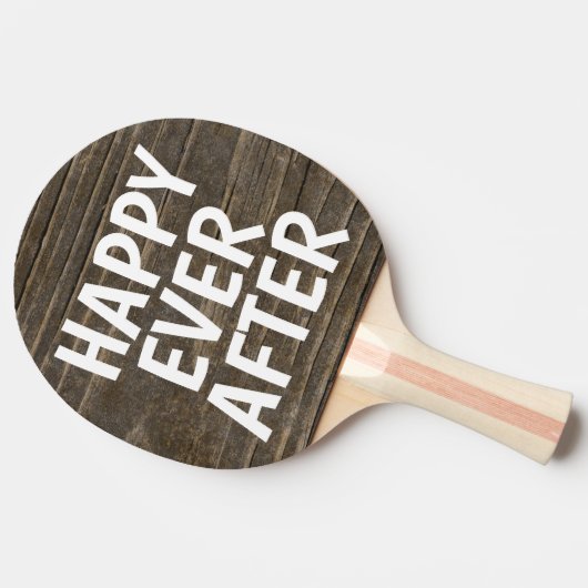 WEDDING GIFT PADDLE, HEEFT OOIT NA HET PIJNEN VAN  TAFELTENNISBATJE (Zijkant)