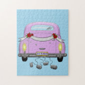 WEDDING GIFT PUZZLE, NET GEMAAKT AUTO LEGPUZZEL (Verticaal)