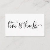 Wedding Gift Registry Cards met Manuscript uitwerk Informatiekaartje (Achterkant)