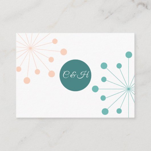 Wedding Gift Request Honeymoon Money Personalized  Informatiekaartje (Achterkant)