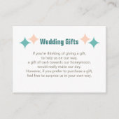 Wedding Gift Request Honeymoon Money Personalized  Informatiekaartje (Voorkant)
