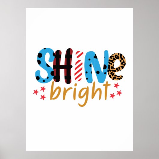 Wedding Gift Shine Bright Poster (Voorkant)