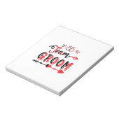 Wedding Gift Team Groom Notitieblok (Linkerzijde)
