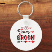 Wedding Gift Team Groom Sleutelhanger (Voorkant)