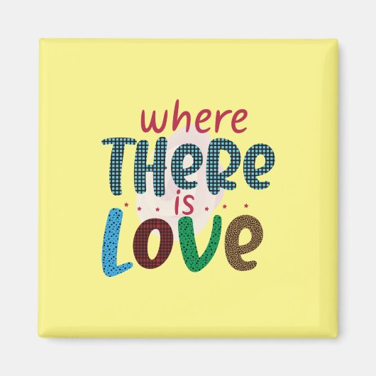 Wedding Gifts Where There is Love Magneet (Voorkant)