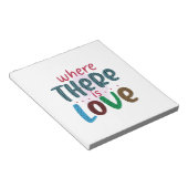 Wedding Gifts Where There is Love Notitieblok (Schuin)
