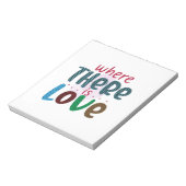 Wedding Gifts Where There is Love Notitieblok (Linkerzijde)