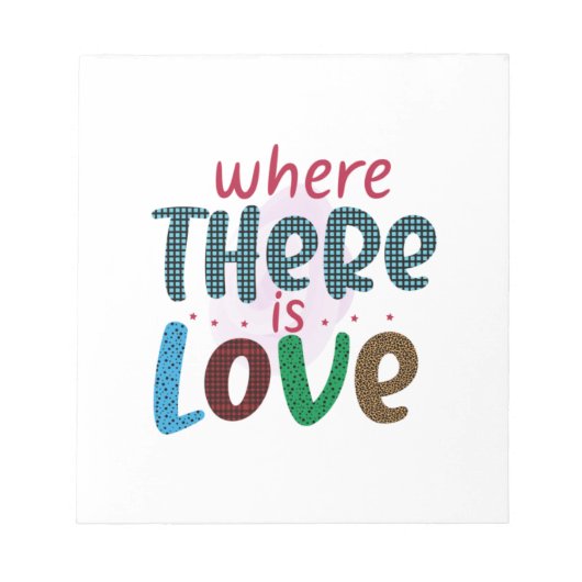 Wedding Gifts Where There is Love Notitieblok (Voorkant)