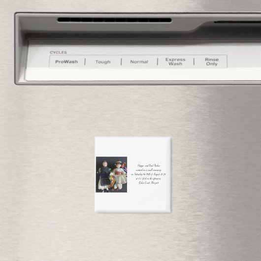 Wedding Glass Magnet Favor Gift , Romanian (Insitu (Vaatwasser))