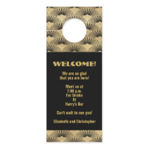 Wedding Gold Art Deco Welkom Evenement Inteneary