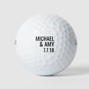 Wedding Golf Balls - Golf Wedding Golfballen