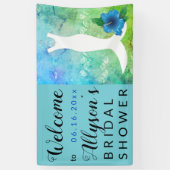 Wedding Gown Beach Thed Vrijgezellenfeest Spandoek (Verticaal)