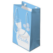 Wedding Gown Blue Bride klein Cadeauzakje (Achterkant Gekanteld)