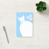 Wedding Gown Blue, verticaal na het bericht Post-it® Notes (Kantoor)