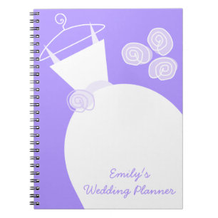 Wedding Gown Paars 'Wedding Planner' Notitieboek