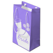 Wedding Gown Paarse Bride small Klein Cadeauzakje (Achterkant Gekanteld)