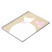 Wedding Gown Pink Beige Notitieboek (Linkerzijde)