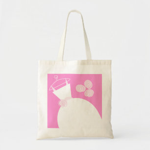 Wedding Gown Pink canvas tas