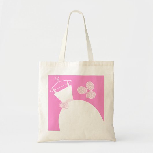 Wedding Gown Pink canvas tas (Voorkant)