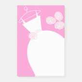 Wedding Gown Pink verticaal na ontvangst Post-it® Notes (Voorkant)