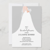 Wedding Gown Vrijgezellenfeest Kaart (Voorkant)