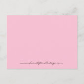 Wedding Gown Vrijgezellenfeest Uitnodigen Uitnodiging Briefkaart (Achterkant)