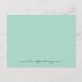 Wedding Gown Vrijgezellenfeest Uitnodigen Uitnodiging Briefkaart (Achterkant)