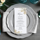 Wedding Greenery Calligraphy Menu Script