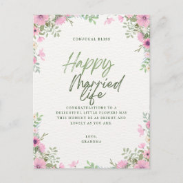 Wedding greeting  uitnodiging briefkaart