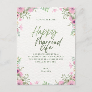 Wedding greeting  uitnodiging briefkaart