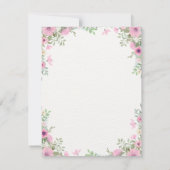 Wedding greetings RSVP kaartje (Achterkant)