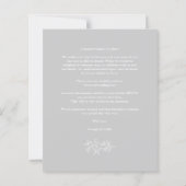 Wedding Grey 3 Photos Collage Budget Branches (Achterkant)