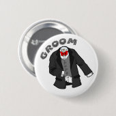 Wedding Groom Button (Voorkant /achterkant)