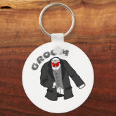 Wedding Groom Sleutelhanger (Voorkant)