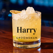 Wedding Groomsmen Gift Whisky Glas