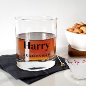 Wedding Groomsmen Gift Whisky Glas