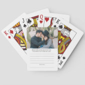 Wedding Guest Book Alternatieve speelkaarten (Achterkant)