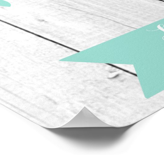 Wedding Guest Book Alternative Tree, 155 leaves Poster (Hoek)