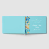 Wedding Guest Book-Beach Shells Gastenboek (Volledig)