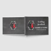 Wedding Guest Book Chalk Skeletons Skulls Gastenboek (Volledig)