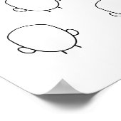 Wedding Guest Book Draw Your Face Poster (Hoek)