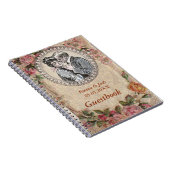 Wedding Guest Book Invitation  Antiek Notitieboek (Rechterzijde)