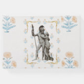 Wedding Guest Book personaliseerbare klassieke art Gastenboek (Achterkant)